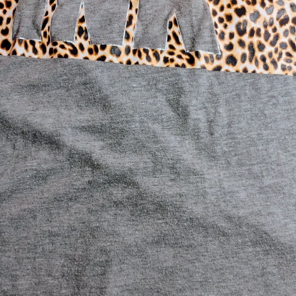 PINK Victoria’s Secret Gray Leopard Tank Top Medium - Picture 11 of 14